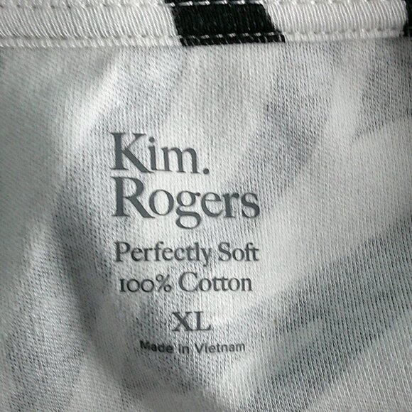 Kim Rogers -100% Cotton Animal Print Tee - XL - Picture 5 of 6